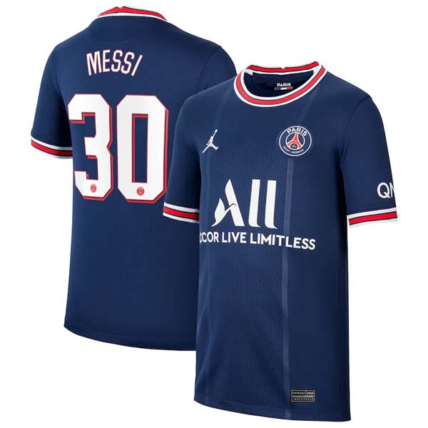 Camiseta Paris Saint Germain NO.30 Messi Primera Equipación 2021-2022